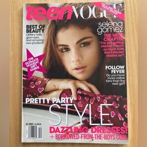 Teen Vogue Selena Gomez Magazine December/January 2014
